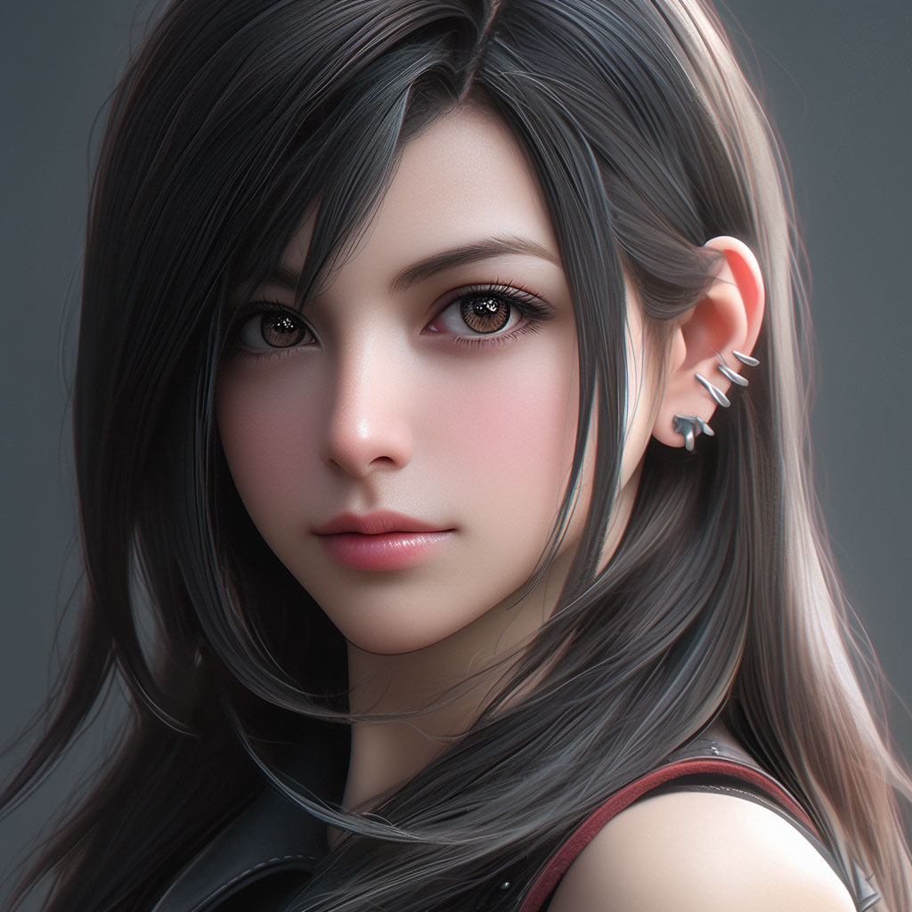 Tifa Lockhart (Anime FA) | Final Fantasy VII Remake (Video Game) 4K  wallpaper download