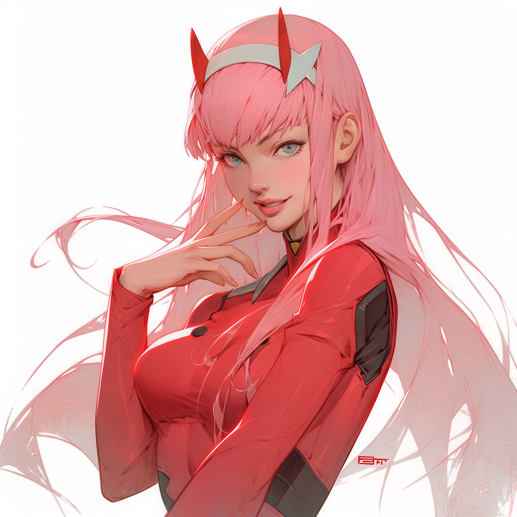 Anime Darling In The Franxx Zero Two Darling In The Franxx Matte Finish  Poster Paper Print  Animation  Cartoons posters in India  Buy art film  design movie music nature and